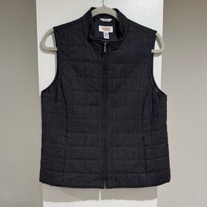Talbots wool vest with invisible zipper 
Size 12. Excellent condition!